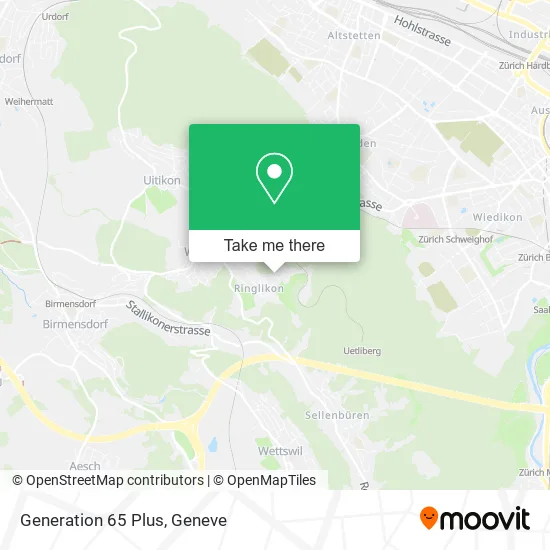 Generation 65 Plus map