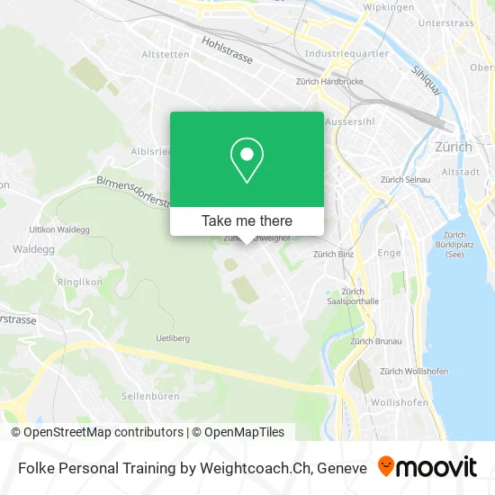 Folke Personal Training by Weightcoach.Ch map