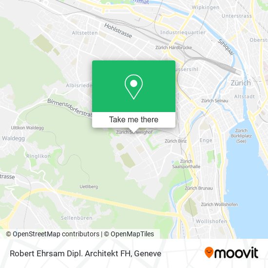 Robert Ehrsam Dipl. Architekt FH map