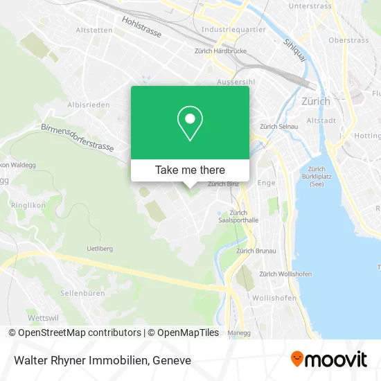 Walter Rhyner Immobilien map