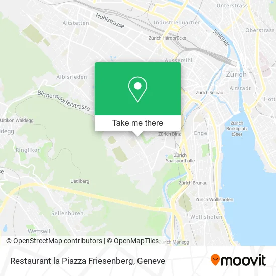 Restaurant la Piazza Friesenberg map