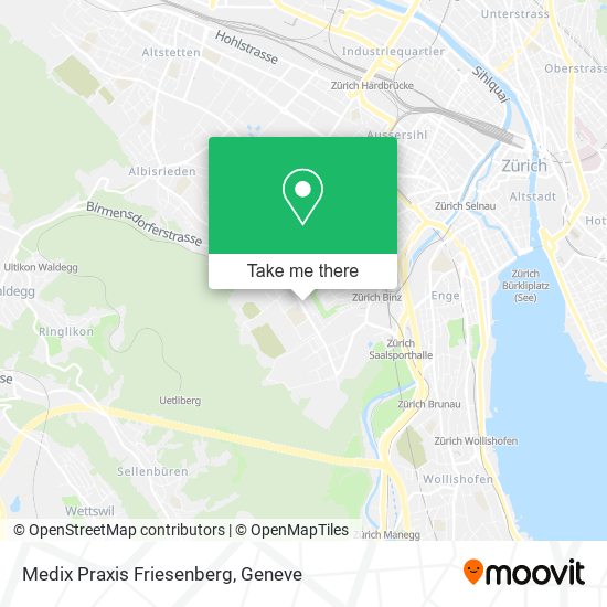 Medix Praxis Friesenberg map