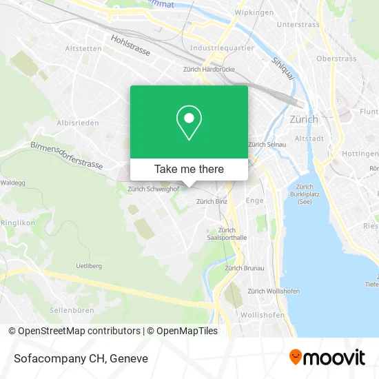 Sofacompany CH map