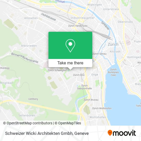 Schweizer Wicki Architekten Gmbh map