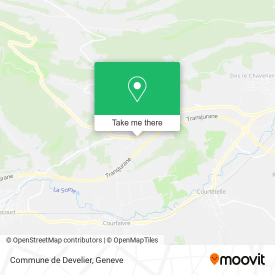 Commune de Develier map