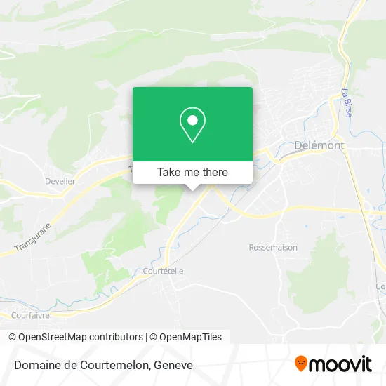 Domaine de Courtemelon map