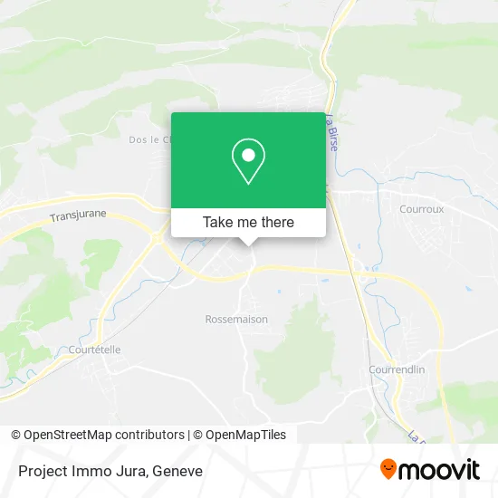 Project Immo Jura map
