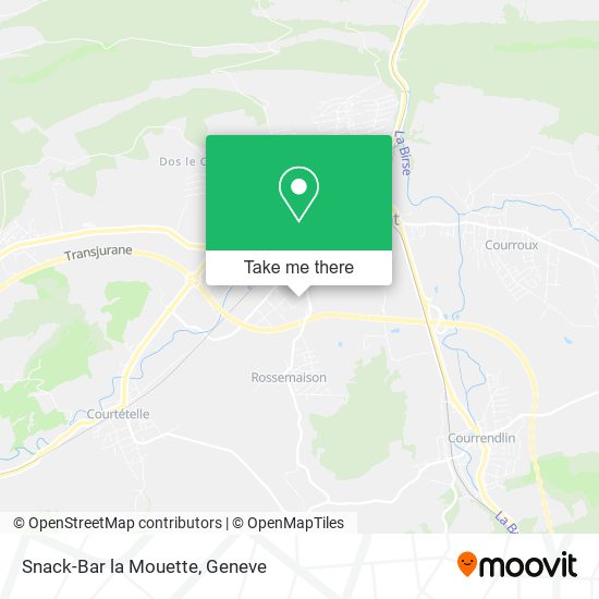 Snack-Bar la Mouette map