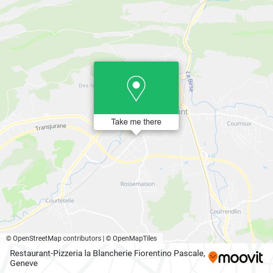 Restaurant-Pizzeria la Blancherie Fiorentino Pascale map