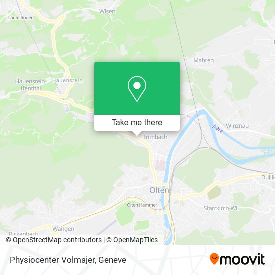 Physiocenter Volmajer map