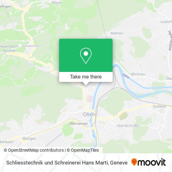 Schliesstechnik und Schreinerei Hans Marti map