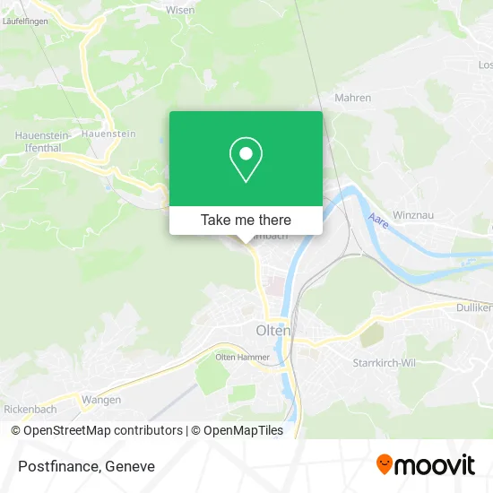 Postfinance map