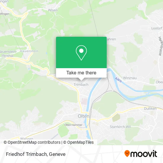 Friedhof Trimbach map