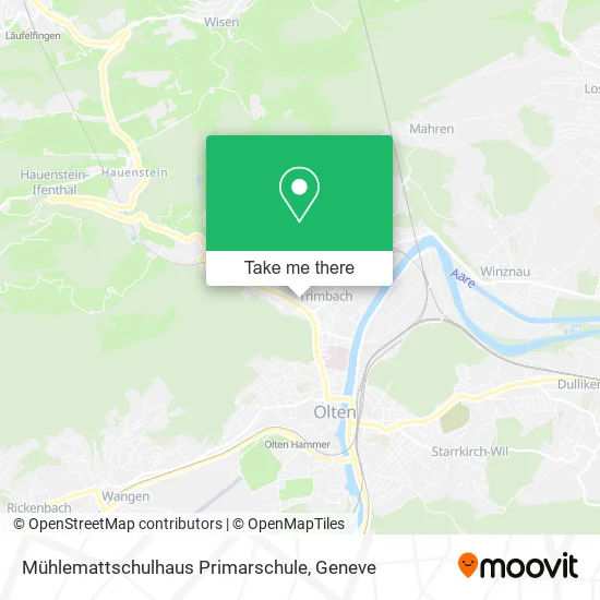 Mühlemattschulhaus Primarschule map