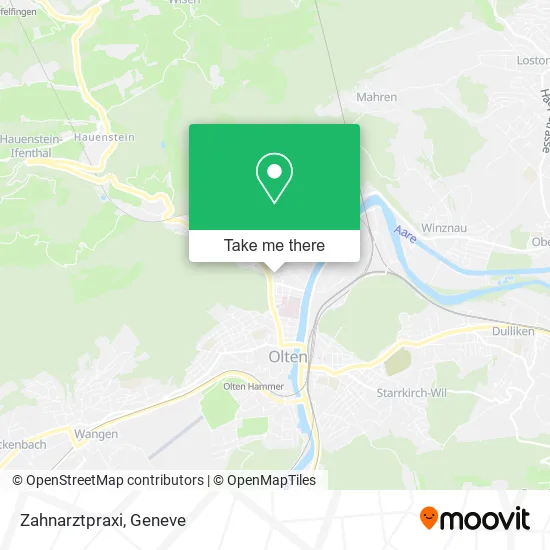 Zahnarztpraxi map
