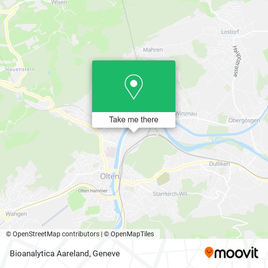 Bioanalytica Aareland map