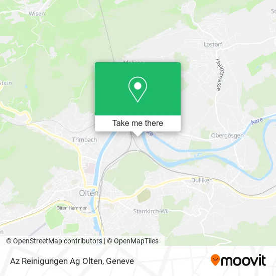 Az Reinigungen Ag Olten map