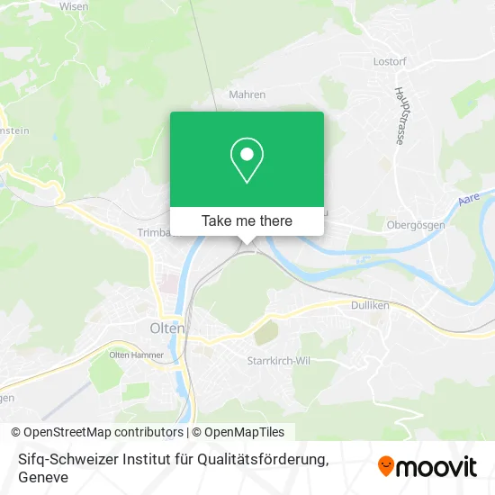 Sifq-Schweizer Institut für Qualitätsförderung map