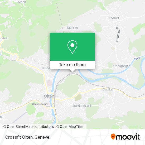 Crossfit Olten map