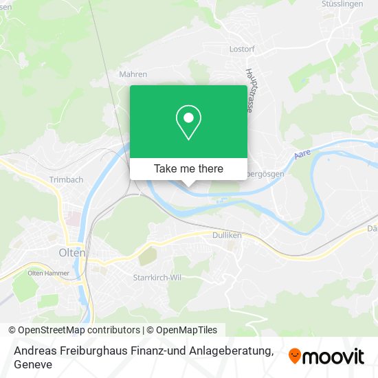 Andreas Freiburghaus Finanz-und Anlageberatung map