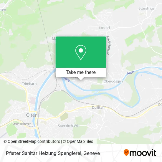Pfister Sanitär Heizung Spenglerei map