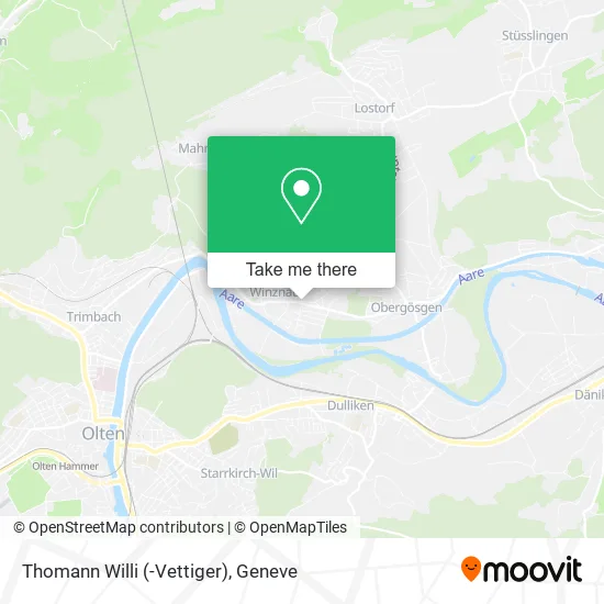 Thomann Willi (-Vettiger) map