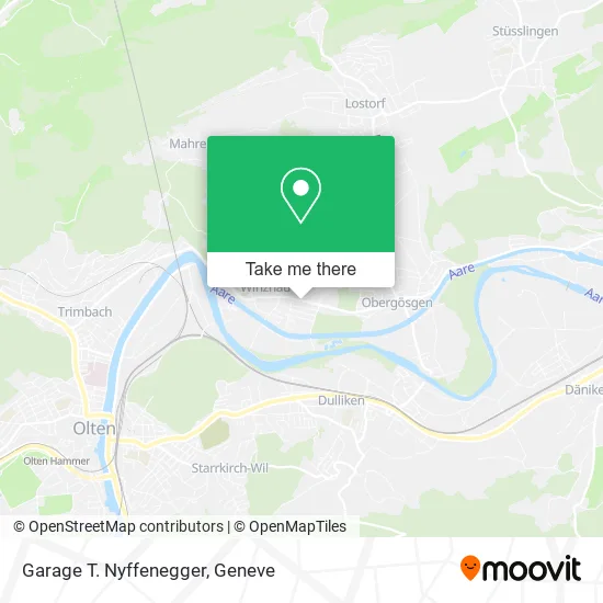 Garage T. Nyffenegger map