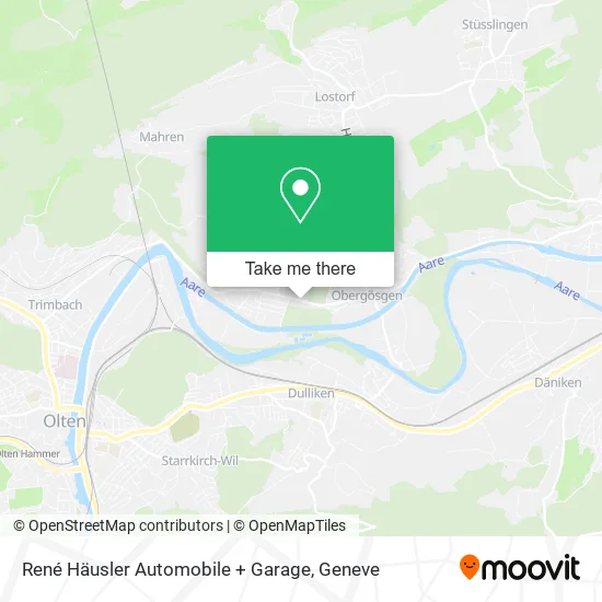 René Häusler Automobile + Garage map