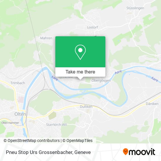 Pneu Stop Urs Grossenbacher map