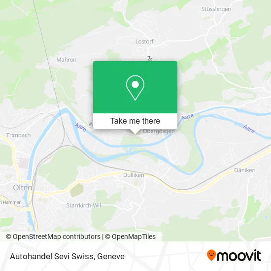 Autohandel Sevi Swiss map