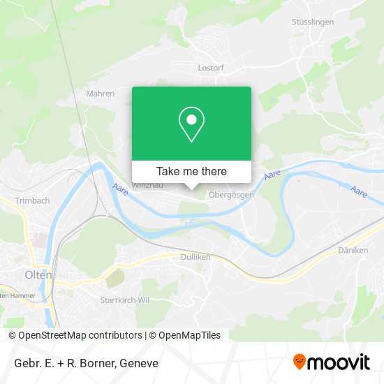 Gebr. E. + R. Borner map