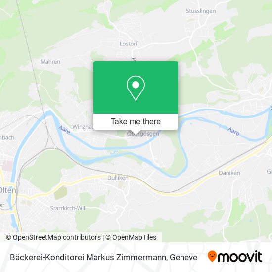 Bäckerei-Konditorei Markus Zimmermann map