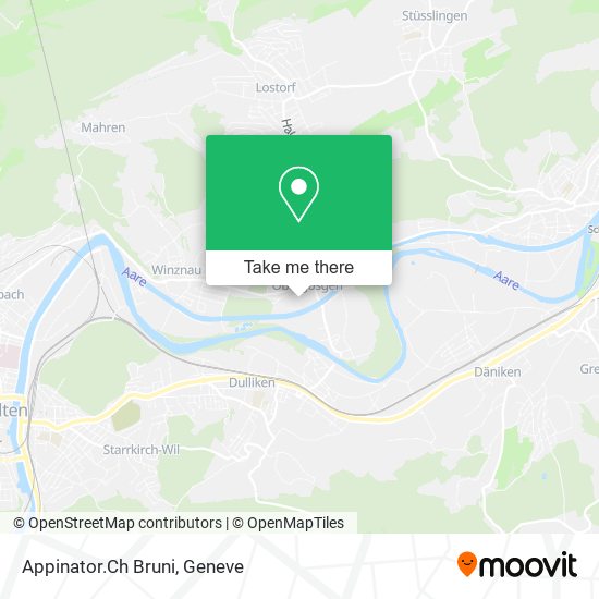 Appinator.Ch Bruni map