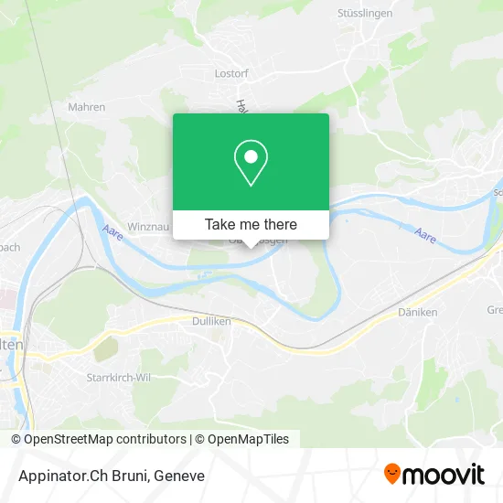 Appinator.Ch Bruni map