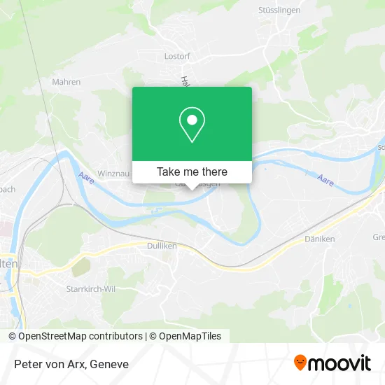 Peter von Arx map
