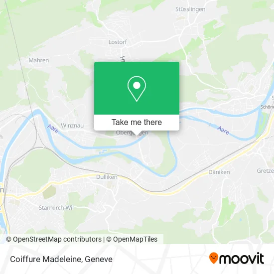 Coiffure Madeleine map