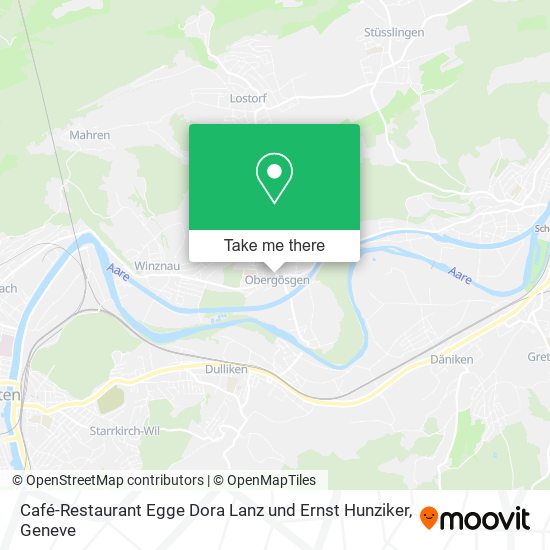 Café-Restaurant Egge Dora Lanz und Ernst Hunziker map