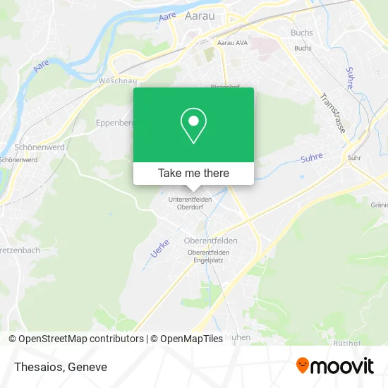 Thesaios map