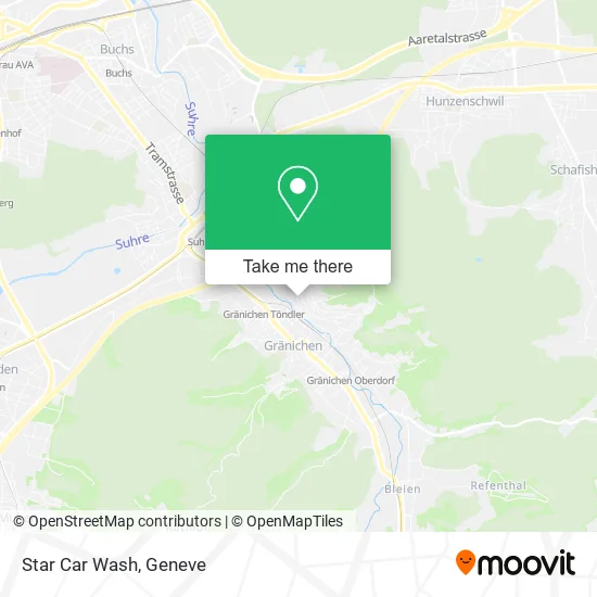 Star Car Wash map