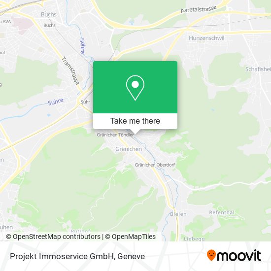 Projekt Immoservice GmbH map