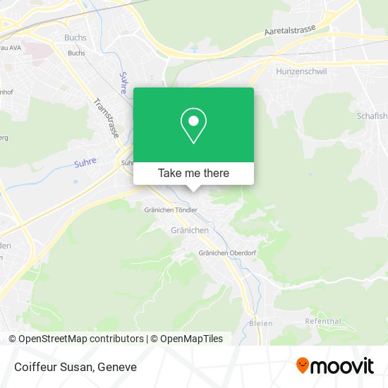 Coiffeur Susan map