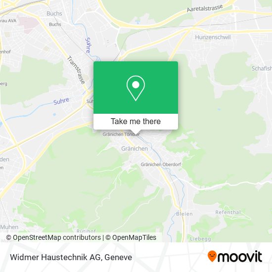 Widmer Haustechnik AG map