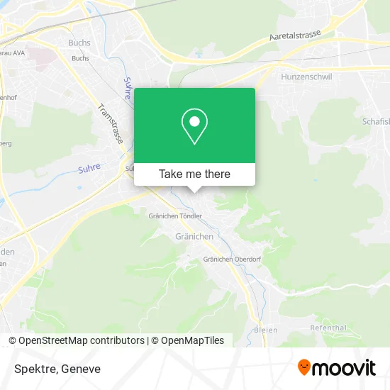 Spektre map