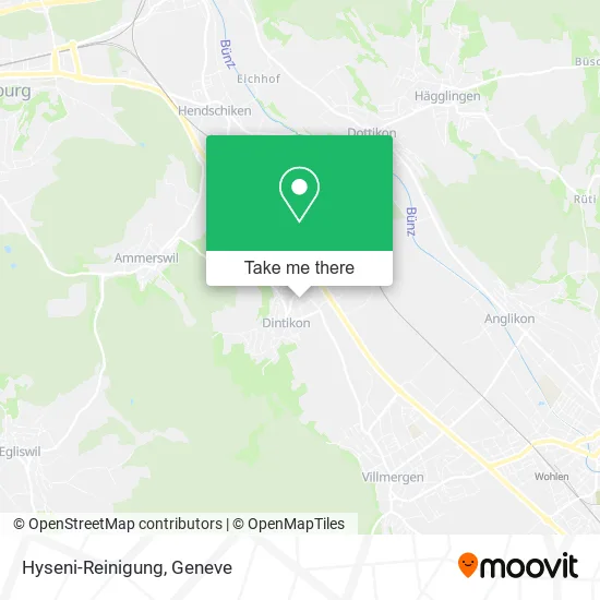 Hyseni-Reinigung map