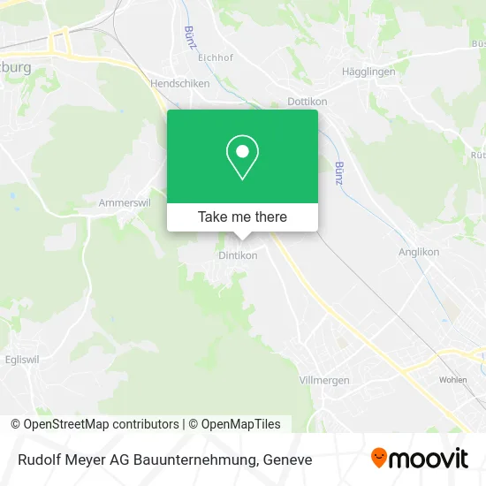 Rudolf Meyer AG Bauunternehmung map