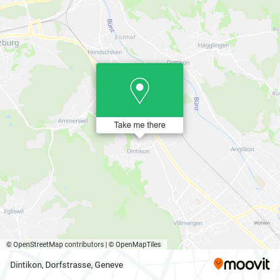 Dintikon, Dorfstrasse map