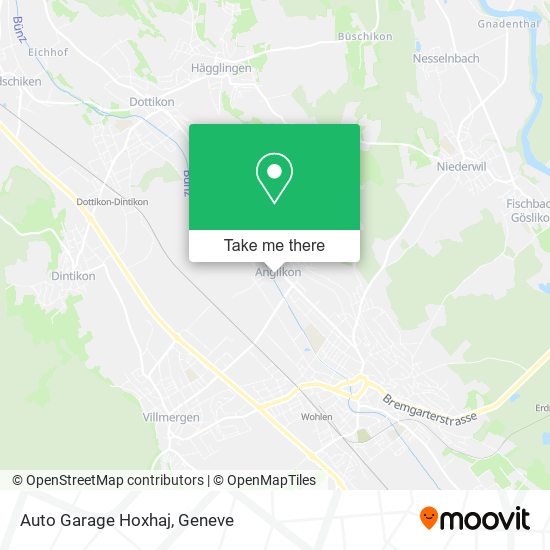 Auto Garage Hoxhaj map
