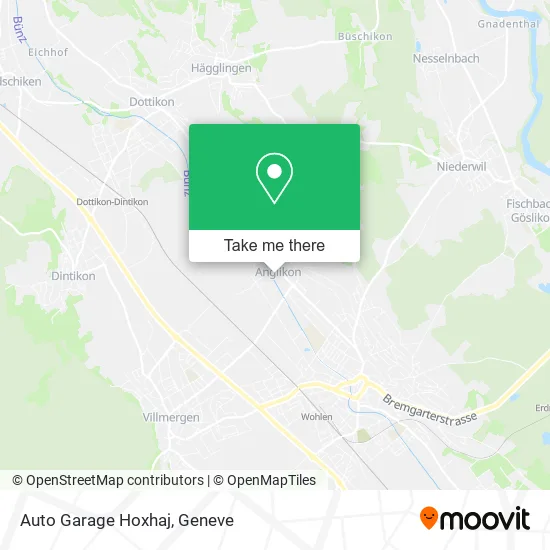 Auto Garage Hoxhaj map