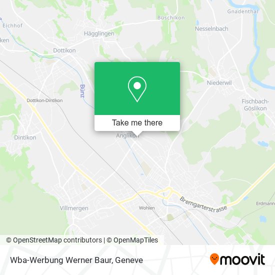 Wba-Werbung Werner Baur map