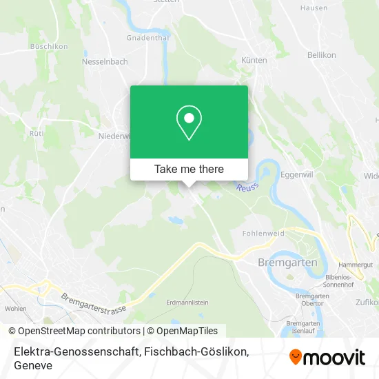 Elektra-Genossenschaft, Fischbach-Göslikon map